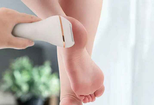 USB rechargeable foot grinder removing dead skin callus on heel