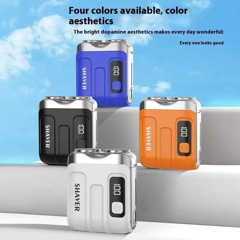 USB-C rechargeable shaver with charging cable included in gift box