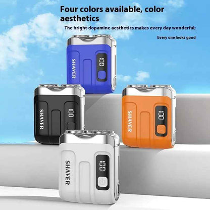 USB-C rechargeable shaver with charging cable included in gift box